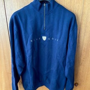 Nike golf 1/4 zip-up sweater